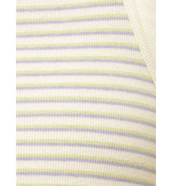 Ungrid「【WEB限定】ボーダーアメスリタンクトップ」|タンクトップ|