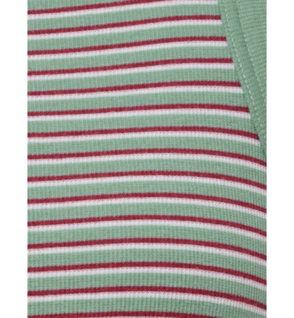 Ungrid「【WEB限定】ボーダーアメスリタンクトップ」|タンクトップ|