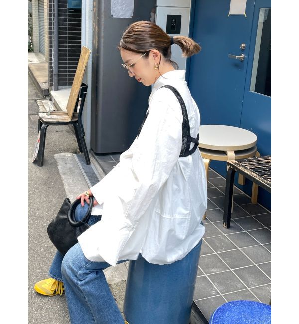 Ungrid「カットオフビッグシルエットシャツ」|シャツ・ブラウス|