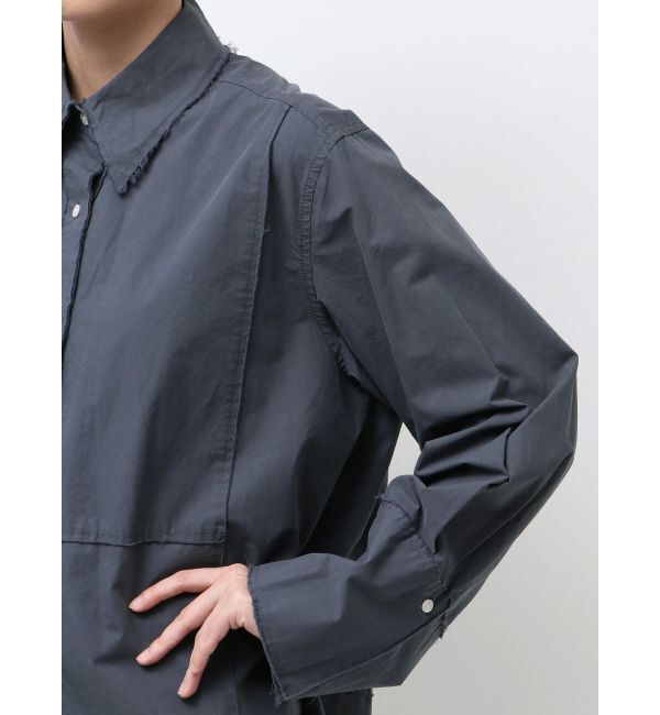 Ungrid「カットオフビッグシルエットシャツ」|シャツ・ブラウス|