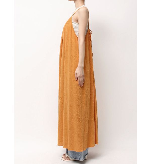 Ungrid「バックオープンギャザーキャミワンピース」|ワンピース|