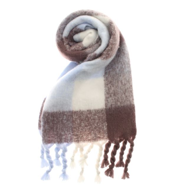 Ungrid「起毛大判ニットマフラー」|マフラー|