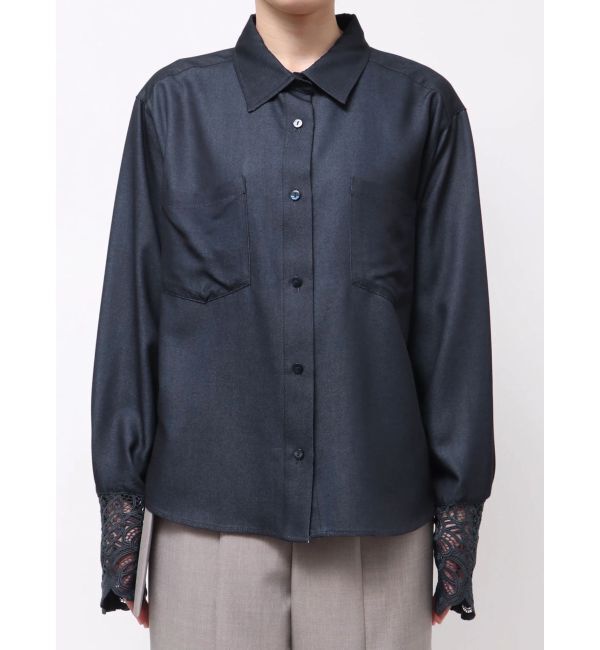 LAGUNAMOON「レースカフスシャツ」|シャツ・ブラウス|