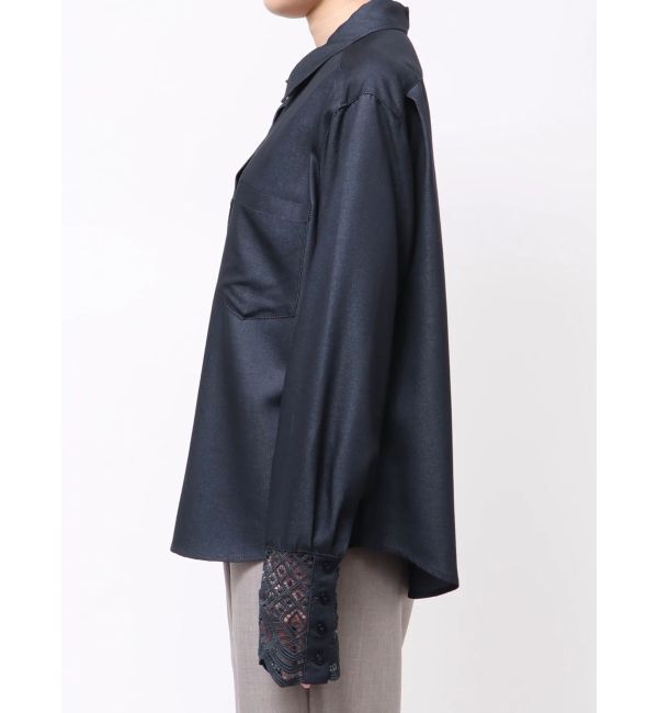 LAGUNAMOON「レースカフスシャツ」|シャツ・ブラウス|