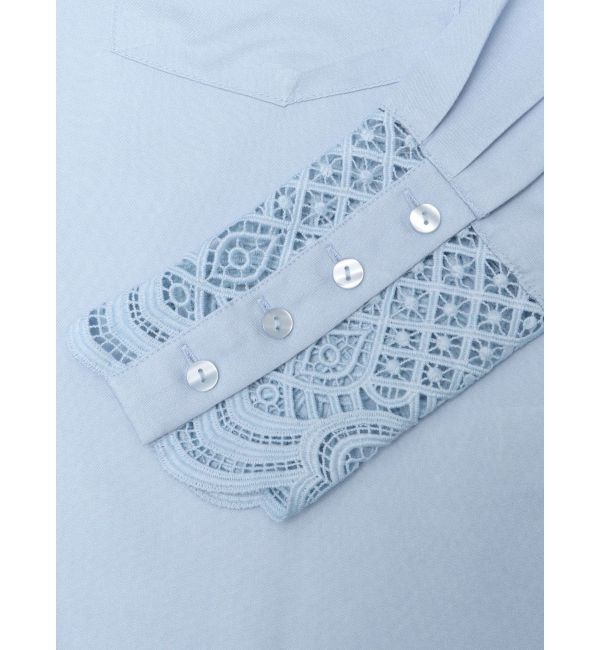 LAGUNAMOON「レースカフスシャツ」|シャツ・ブラウス|