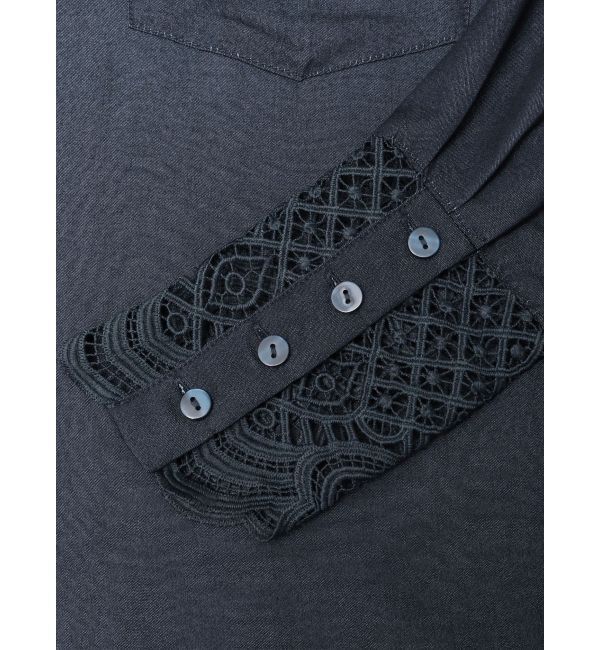 LAGUNAMOON「レースカフスシャツ」|シャツ・ブラウス|