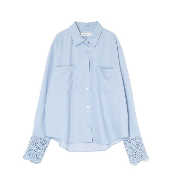 LAGUNAMOON「レースカフスシャツ」|シャツ・ブラウス|