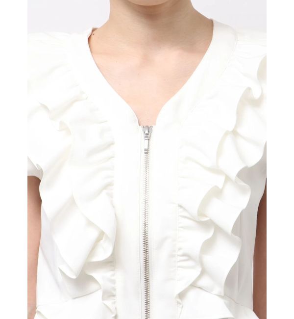 LAGUNAMOON「WZIPフリルブラウス」|シャツ・ブラウス|