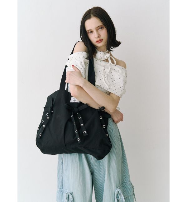 jouetie「ハトメリボンビッグトート」|トートバッグ|