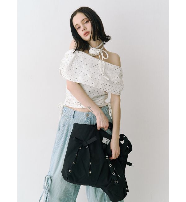 jouetie「ハトメリボンビッグトート」|トートバッグ|