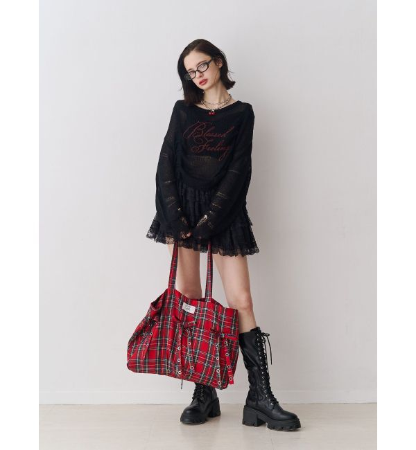 jouetie「ハトメリボンビッグトート」|トートバッグ|