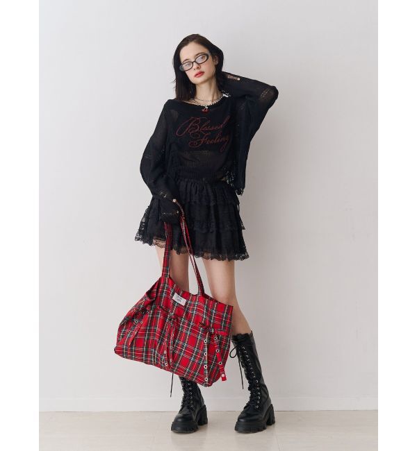 jouetie「ハトメリボンビッグトート」|トートバッグ|