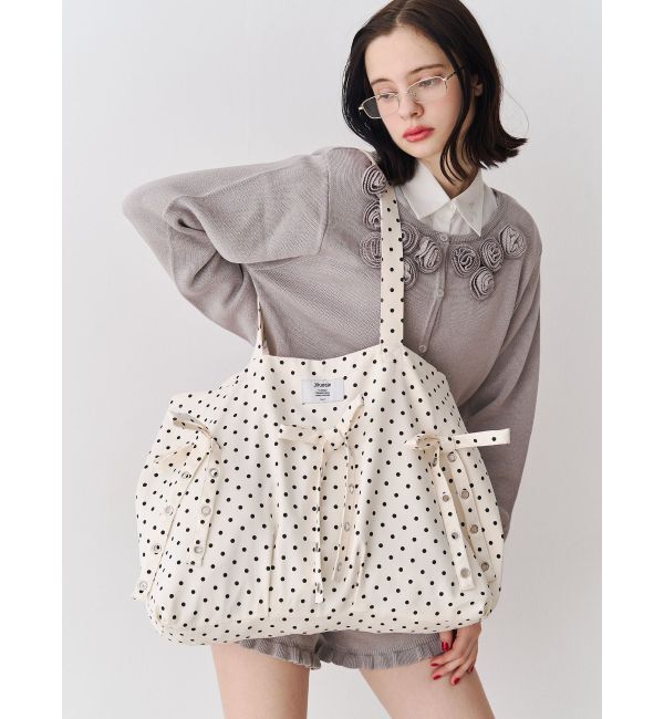 jouetie「ハトメリボンビッグトート」|トートバッグ|