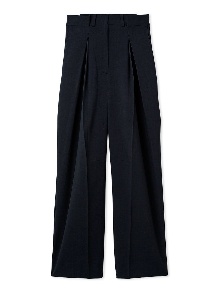 FURFUR「タックデザインワイドスラックス」|チノ|