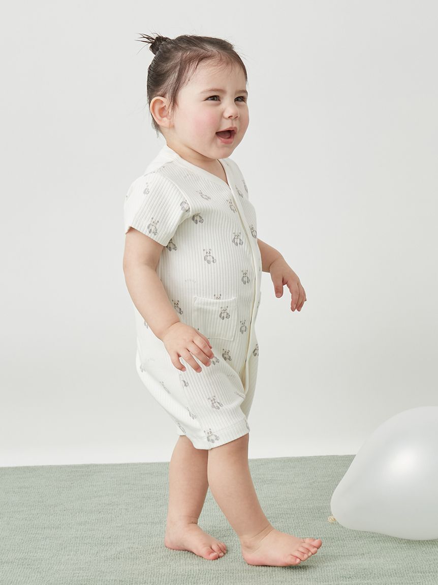 GELATO PIQUE KIDS & BABY「【BABY】ぬいぐるみ柄ロンパース」|ロンパース|