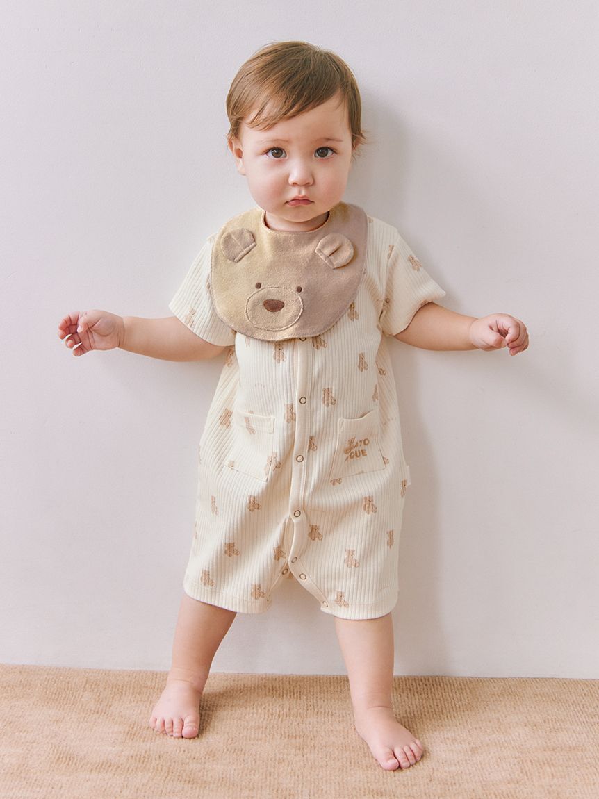 GELATO PIQUE KIDS & BABY「【BABY】ぬいぐるみ柄ロンパース」|ロンパース|