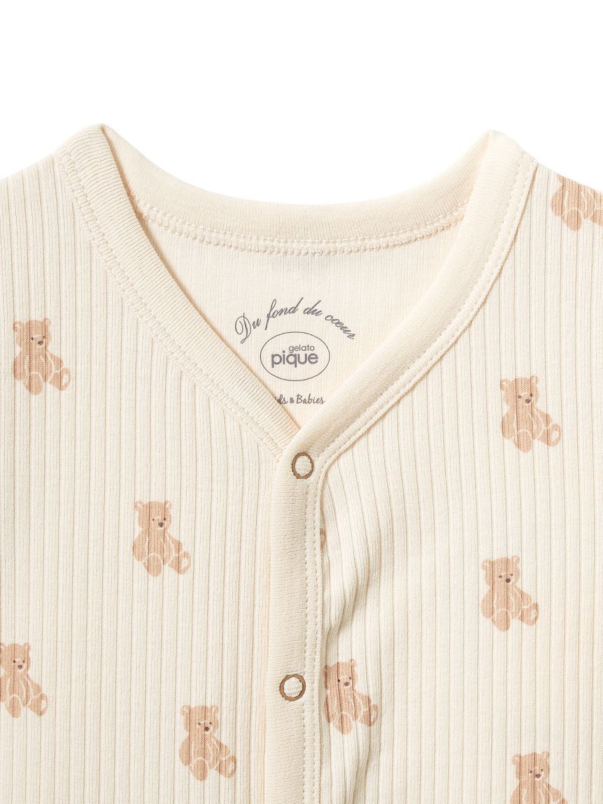 GELATO PIQUE KIDS & BABY「【BABY】ぬいぐるみ柄ロンパース」|ロンパース|