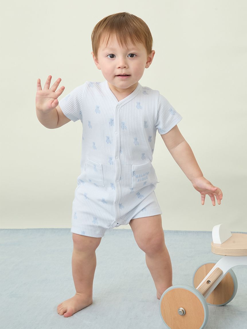 GELATO PIQUE KIDS & BABY「【BABY】ぬいぐるみ柄ロンパース」|ロンパース|
