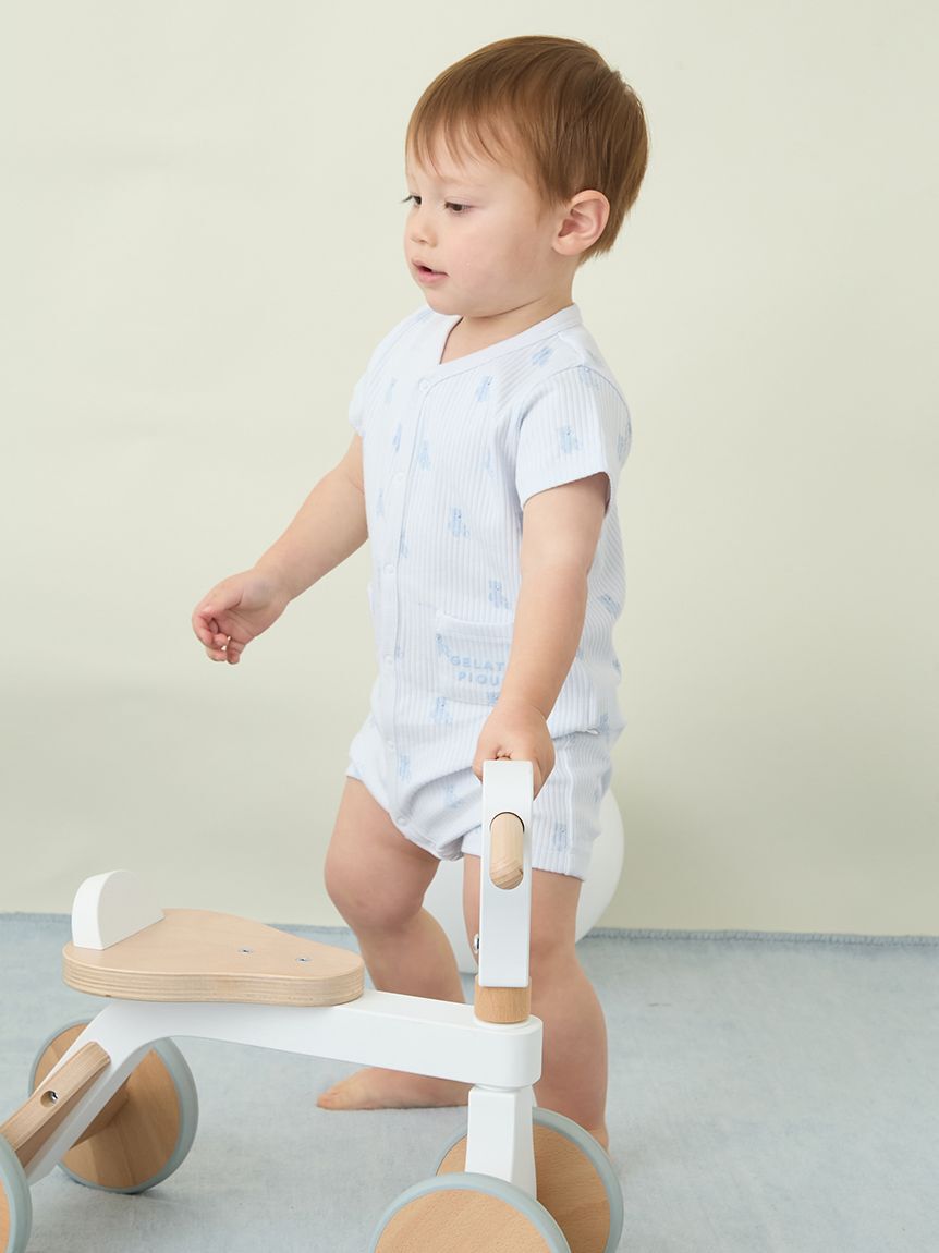 GELATO PIQUE KIDS & BABY「【BABY】ぬいぐるみ柄ロンパース」|ロンパース|