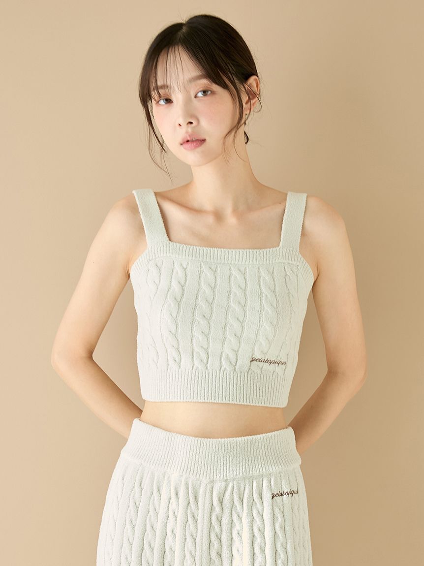 gelato pique「エアリーモコアランビスチェ」|ルームウェア|