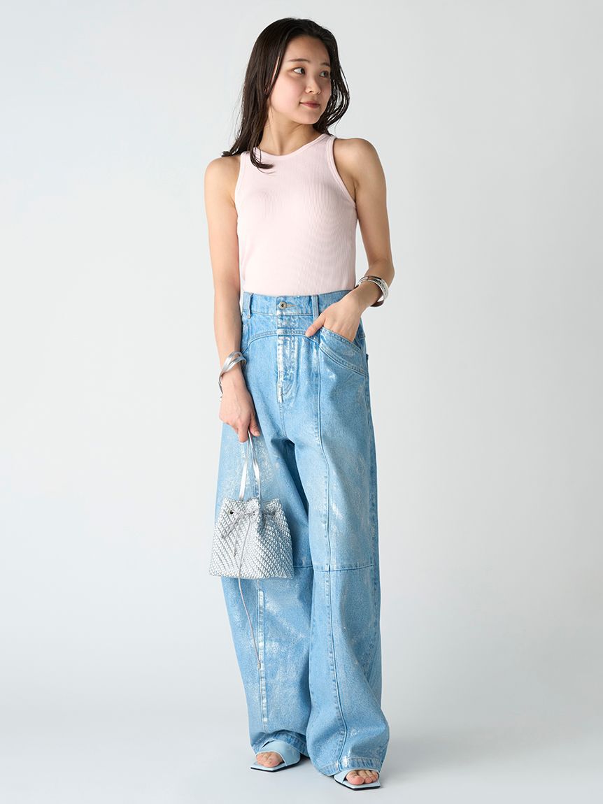 LILY BROWN Lingerie「【LILY BROWN Lingerie】カップインアメスリ/サントーニ」|タンクトップ|