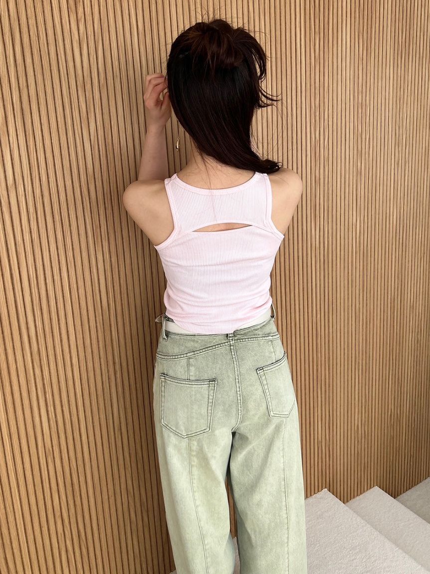 LILY BROWN Lingerie「【LILY BROWN Lingerie】カップインアメスリ/サントーニ」|タンクトップ|