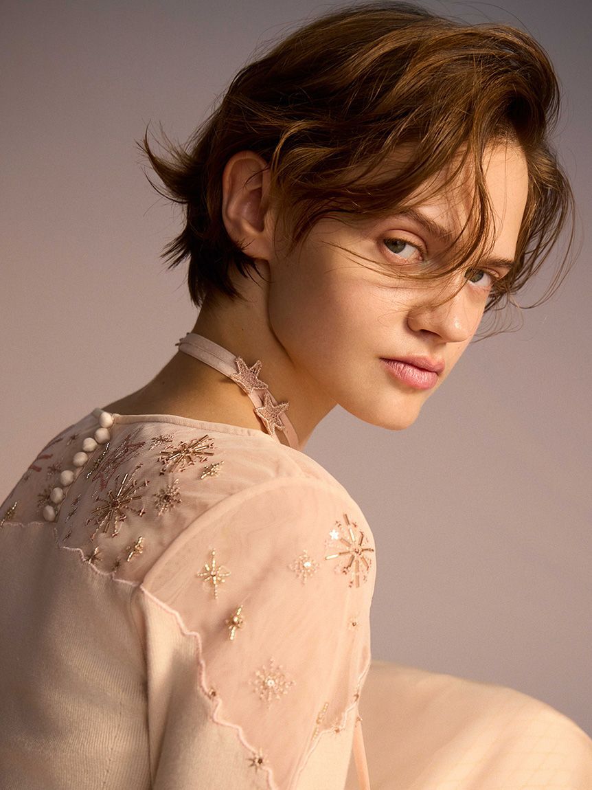 CELFORD「【YUMI KATSURA for CELFORD】コラボスターリーニットドレス」|ワンピース|