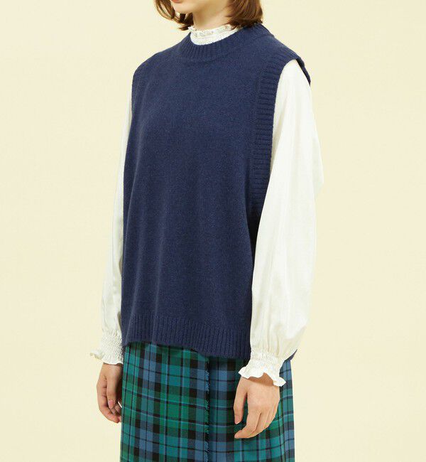 MACKINTOSH PHILOSOPHY「サイドボタンニットベスト」|ニット・セーター|