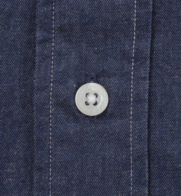 MACKINTOSH PHILOSOPHY「バッキンガムベア 長袖ボタンダウンシャツ シャンブレー/ストライプ」|シャツ・ブラウス|