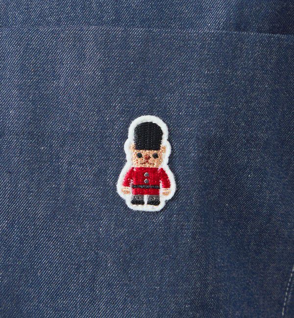 MACKINTOSH PHILOSOPHY「バッキンガムベア 長袖ボタンダウンシャツ シャンブレー/ストライプ」|シャツ・ブラウス|