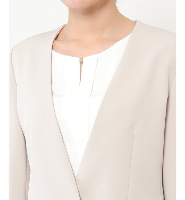 IKKA LOUNGE「ウォッシャブルVネックジャケット」|その他|