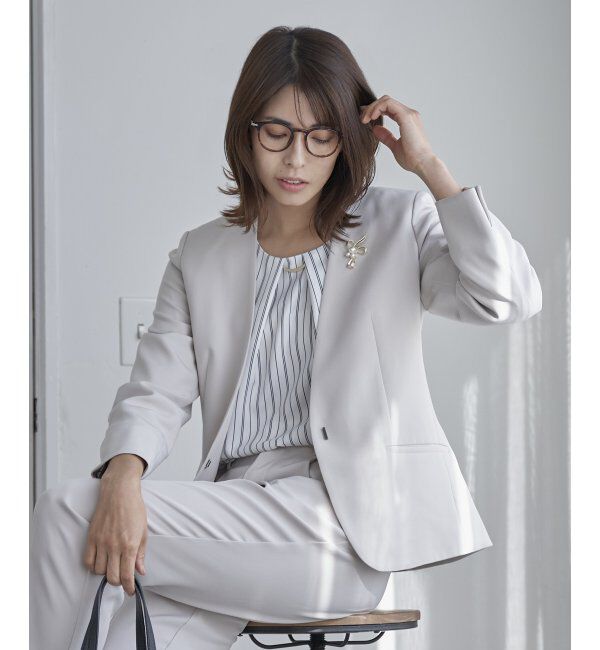 IKKA LOUNGE「ウォッシャブルVネックジャケット」|その他|