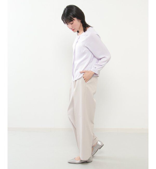 IKKA LOUNGE「ウォッシャブルワイドパンツ」|その他|