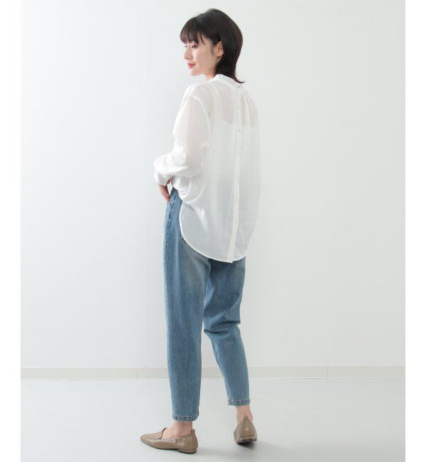 ikka「襟フリル2WAYブラウス」|シャツ・ブラウス|