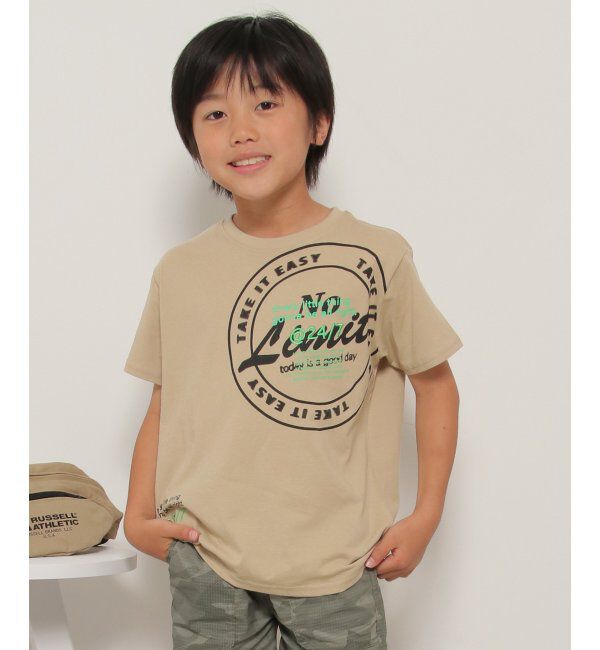 ikka kids「胸サークルロゴTシャツ（120~160cm）」|Tシャツ・カットソー|