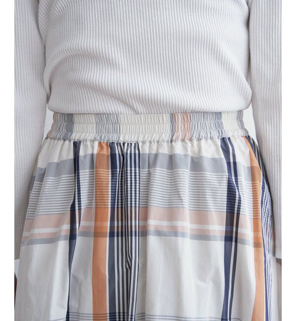 ikka「ビッグチェックスカート」|スカート|