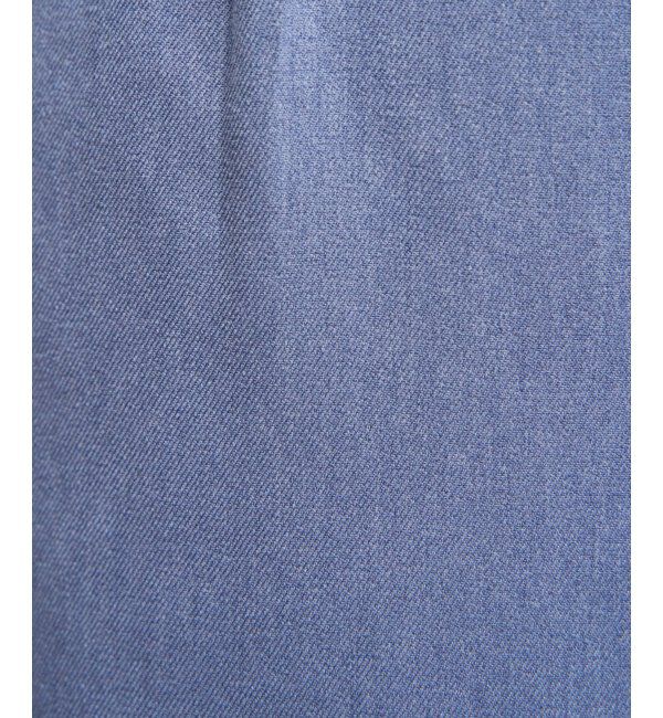 ikka「ツイルサイドベルトワイドパンツ」|その他|