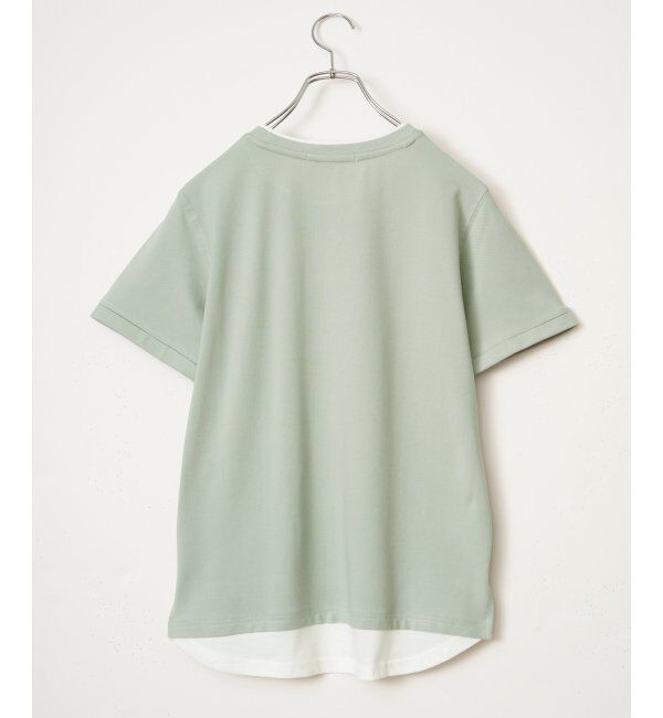 ikka「【接触冷感】鹿の子裾レイヤードプルオーバー」|その他|