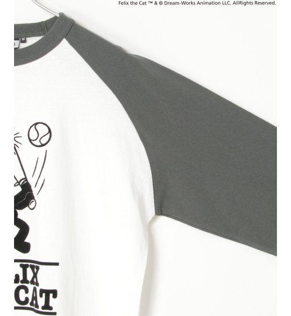 VENCE share style「&rdquo;Felix the cat&rdquo; フィリックス・ザ・キャット / ラグランフロッキーロンT」|Tシャツ・カットソー|
