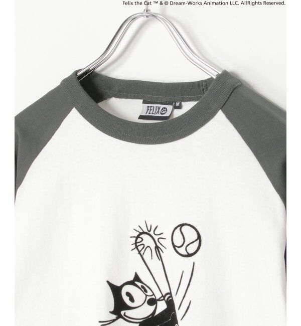 VENCE share style「&rdquo;Felix the cat&rdquo; フィリックス・ザ・キャット / ラグランフロッキーロンT」|Tシャツ・カットソー|