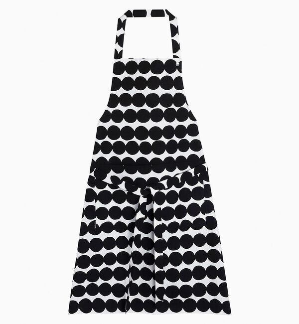 Marimekko「Rasymatto エプロン」|その他|ホワイト&times;ブラック