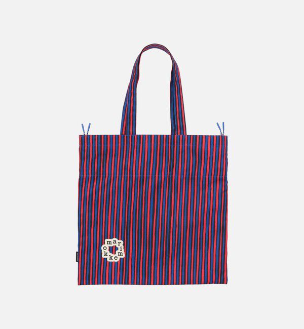 Marimekko「Metka Piccolo トートバッグ」|トートバッグ|レッド&times;ダークレッド