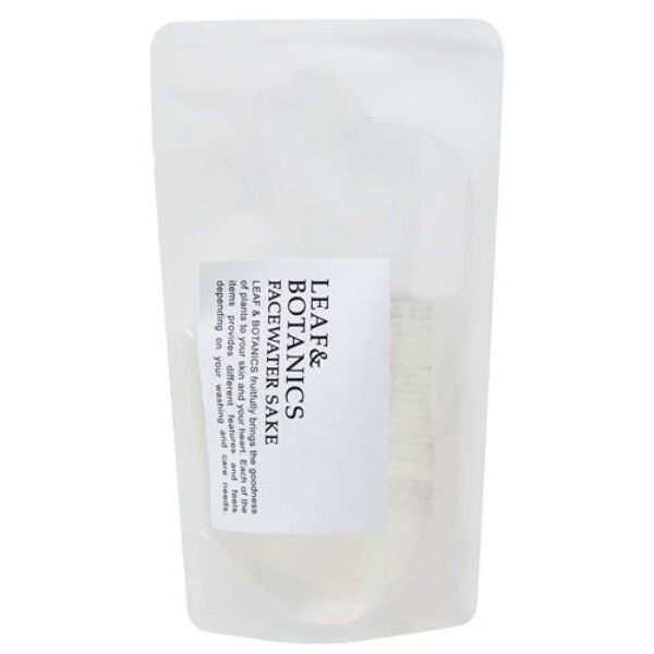  「LEAF＆BOTANICS （リーフアンドボタニクス） フェイスウォーター 純米酒 詰替え (90ml)」|化粧水|その他