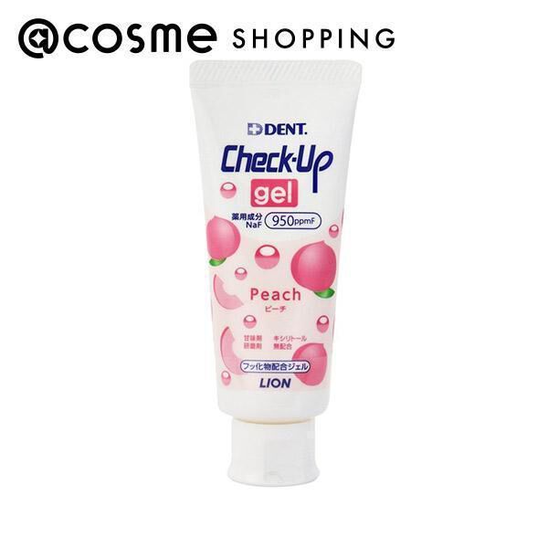  「ライオン チェックアップジェル ピーチ 本体 (60g)」|オーラルケア|その他