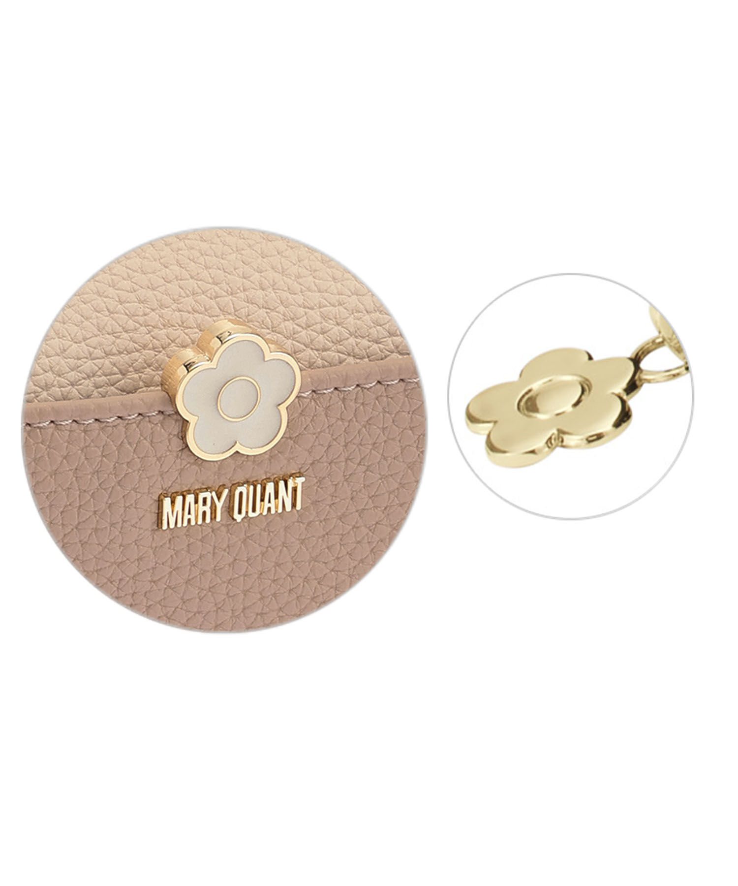 MARY QUANT「バイカラーエポデイジー オーバルポーチ」|ポーチ|