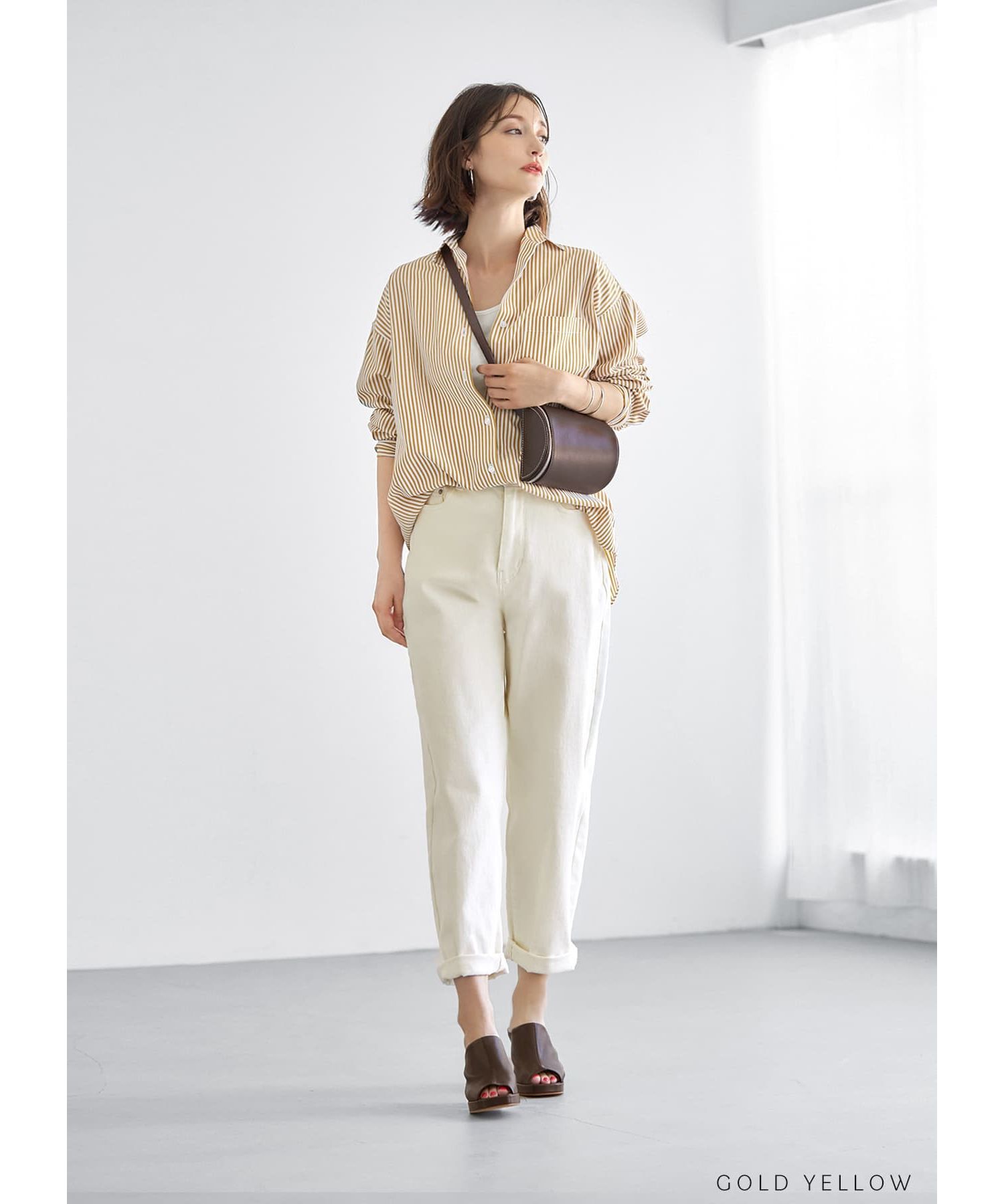 STYLE DELI「ベーシックストライプ柄シャツB」|シャツ・ブラウス|