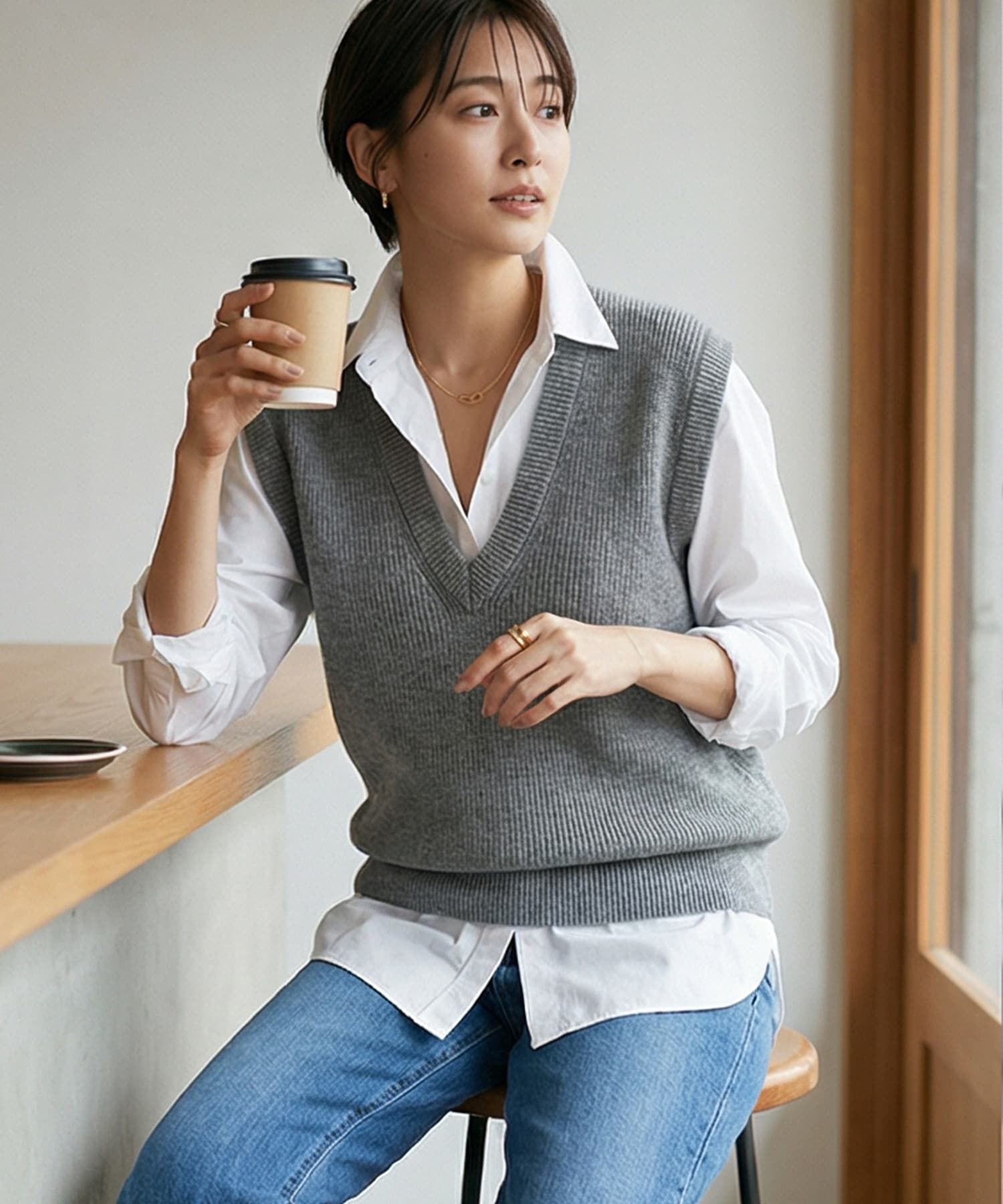 STYLE DELI「【DELI by】ソフトリンクモチーフネックレス（ステンレス）」|ネックレス|