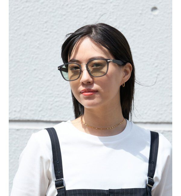  「ウェリントン型 サングラス ラバーテンプル ずれ落ち防止｜カラーレンズ ｜紫外線対策 UVカット｜Zoff 」|サングラス|