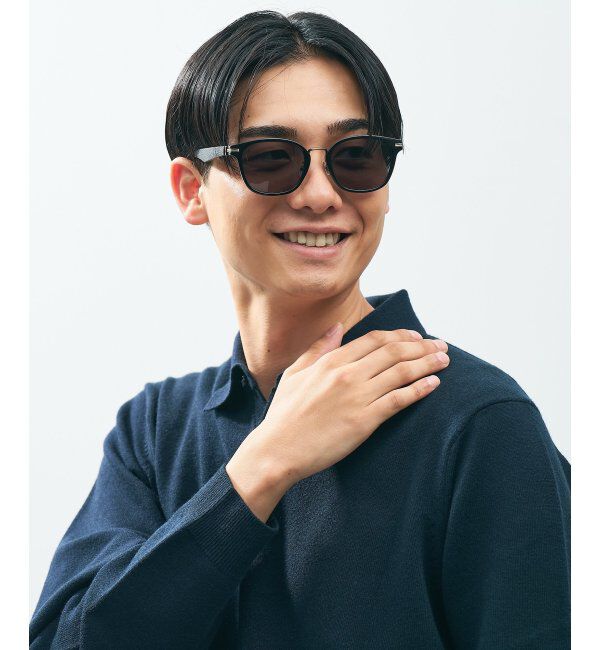  「ウェリントン型 サングラス ラバーテンプル ずれ落ち防止｜カラーレンズ ｜紫外線対策 UVカット｜Zoff 」|サングラス|