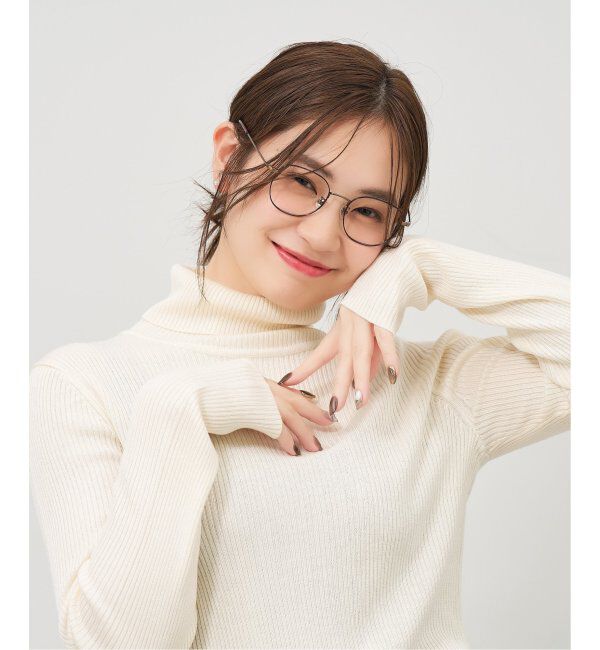  「Zoff｜FRUITS ZIPPER [月足天音(つきあし あまね)ﾓﾃﾞﾙ] メガネ | フルーツジッパー 眼鏡 レンズ交換券付」|メガネ|